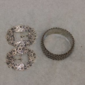 Bracelet Along with Belt Buckles